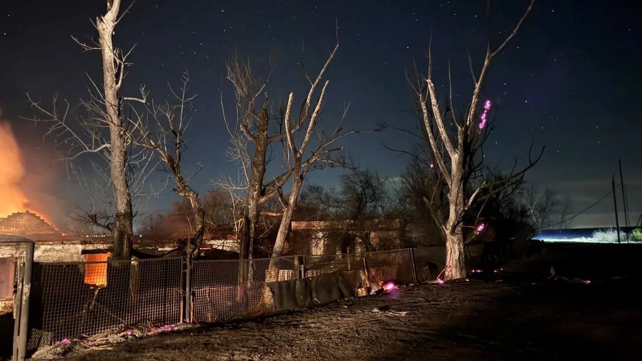 Атака БПЛА по территории ЛНР этой ночью